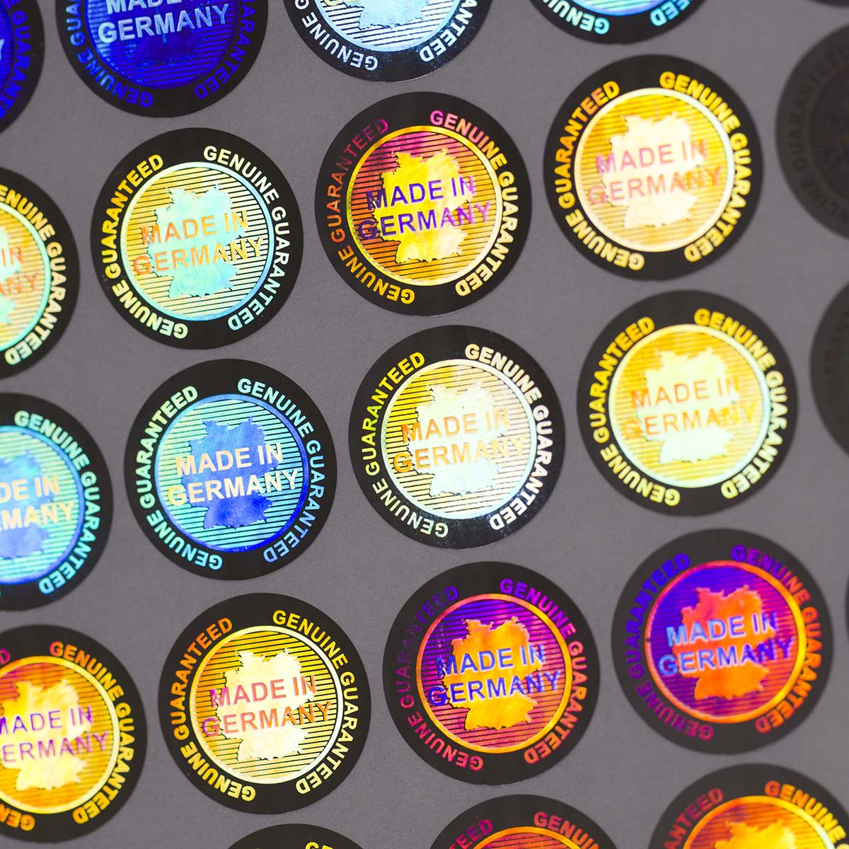 "Made in Germany" 3D Hologramm silber