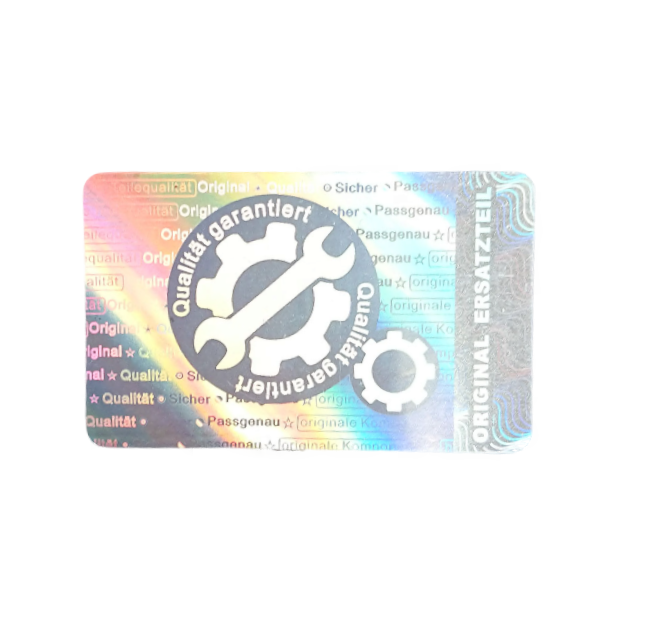 "Original Ersatzteil" 3D Hologramm Siegel 40 x 25 mm
